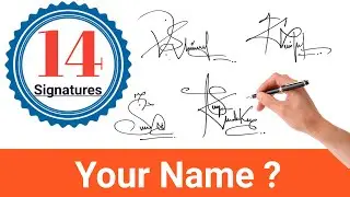 ✔️ How To Write A Signature | Signature Of My Name | Best Signature Style ( SIGNATURE )