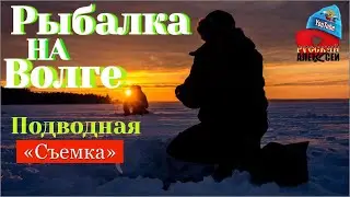 ✔РЫБАЛКА НА р ВОЛГА В ГЛУХОЗИМЬЕ. Рыбачим на жерлицы на щуку и мормышку на леща. Подводные съемки.