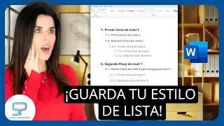 Numeración de TÍTULOS y SUBTÍTULOS MULTINIVEL en Word 2024 ✅