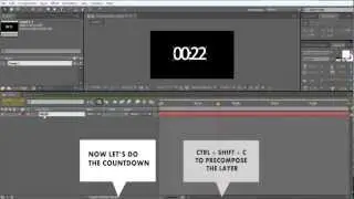 After Effects: Tutorial | How to display time & create a countdown