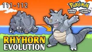 How to Evolve Ryhorm Into Rhydon In Pokemon Fire Red & Leaf Green | Kanto Pokedex