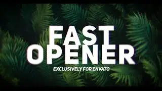 Fast Dynamic Opener | After Effects Template | Openers