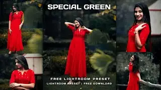 Special Green preset | How to edit photos on lightroom | Free lightroom preset | Free preset