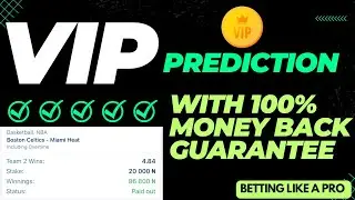 This Website Gives VIP Predictions With 100% Money Back Guarantee | VIP Football Predictions