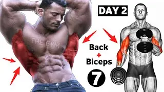 Back And Biceps Superset Workout At Gym ( 7 Effective Exercises )