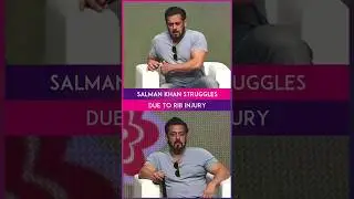 Salman Khan Struggles To Get Up At An Event Due To Rib Injury, Leaves Fans Worries