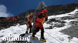 ‘We saved his life’: Nepali sherpa saves climber in rare rescue near Everest summit