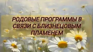 Родовые программы в связи с близнецовым пламенем