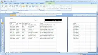 Printing in Excel 3 - Add Headers and Footers in Excel