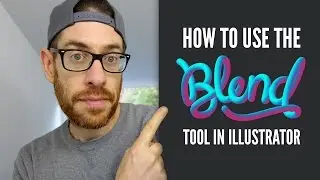 How to use the BLEND TOOL - Adobe Illustrator Tutorial