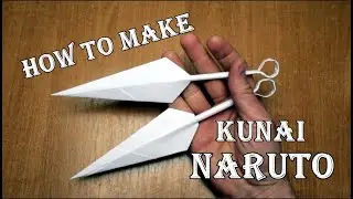 How to make kunai. Ninja Weapon. Naruto kunai