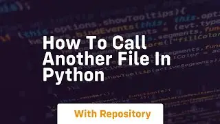 how to call another file in python