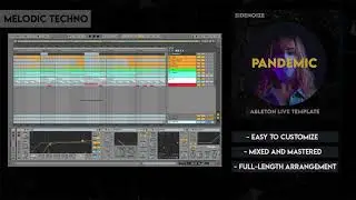 How to make driving techno like  Space 92, Drumcode, Kai Tracid (Ableton Live Template - Pandemic)