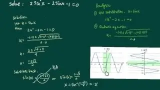 Trigonometry, polynomials: how to solve equation 2sin(x)^2 - 2sin(x) - 1 = 0