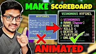 How To Make Scoreboard in Minecraft Aternos Server | BEST Scoreboard Plugin For Minecraft Server