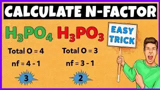 N Factor Calculation | Trick to calculate n factor | How to calculate valency factor?