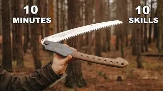 10 Bushcraft Saw Skills in 10 Minutes