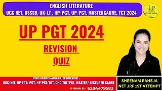 6. UP PGT English 2024 #uppgt #uppgtenglish  #mastercadre #ugcnetenglish #previousyearquestions