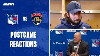 Coach Gallant, Zibanejad & Vesey react to win over Panthers | New York Rangers