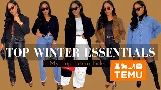 Temu Winter Haul:🚨Styling Top 10 Winter Essentials to Build a Winter Capsule Wardrobe On a Budget