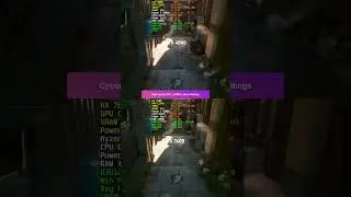 RTX 4060 vs RX 7600 Cyberpunk 2077 1080P Ultra Settings