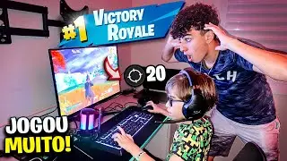 PRIMEIRA VEZ DO VICIADO EM MINECRAFT NO FORTNITE!!