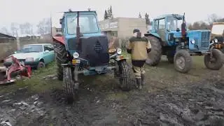 Застучал двигатель МТЗ80,замена форсунок!