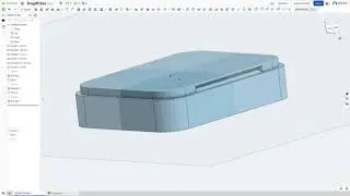 Simple Parametrized Snapfit Box in Onshape