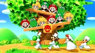 【ニンテンドースイッチ マリオパーティスーパースターズ】マリオVsヨッシーVsルイージVsデイジーバトルミニゲーム!