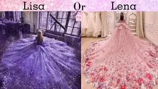 LISA OR LENA 🌷✨┆PURPLE VS PINK EDITION 💜💗┆@darshinyy_15