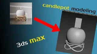 candle pot modeling in 3dsmax | candlepot | candle | | 3dsmax |