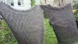 Серые пуховые платки ажурной вязки большие размеры +79030300712