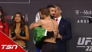 Conor McGregor brings out Drake at UFC 229 weigh-in