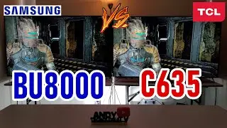 SAMSUNG BU8000 vs TCL C635: Crystal vs QLED / 4K Smart TVs