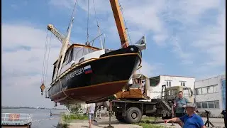 Спуск на воду судна “Байбак”