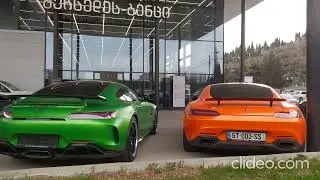 Mercedes AMG GTR Green Hell and AMG GTS Magma Beam