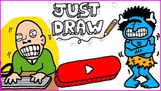 КЕША РИСУЕТ ТО, ЧЕГО НЕ ХВАТАЕТ! ПРОСТО ДОРИСУЙ ИГРА JUST DRAW