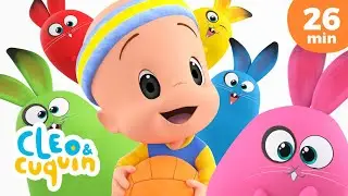 The amazing bunny race! 🐰🥕  learn with Cuquin! | videos & cartoons for babies | Educational Videos