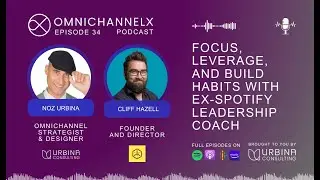 Podcast Ep. 34 – Focus, leverage, and build habits with ex-Spotify leadership coach Cliff Hazell