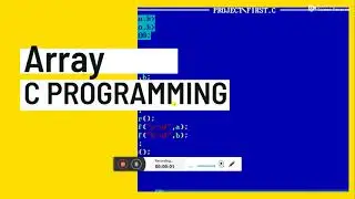 Array in  Programming | Array C programming | C programming Tutorial|  How to declare array in C