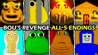 Bou's Revenge - (Full Walkthrough + All 5 Endings) - Roblox