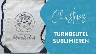 Turnbeutel als Geschenkgutschein sublimieren