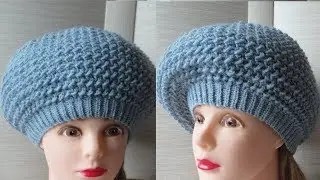 Шапка / Берет крючком. Crochet hat