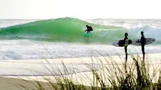 Surfing Weird Wave in France