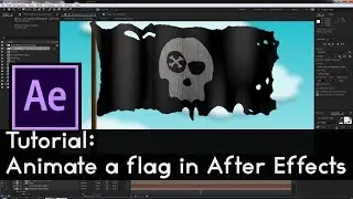 Flomotion After Effects Tutorial: waving comic / cartoon flag animation