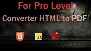 converter HTML to PDF with JavaScript