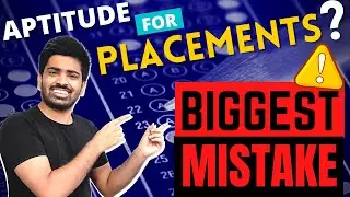 How to Prepare Aptitude for campus Placements 🔥 | Aptitude test preparation Important topics