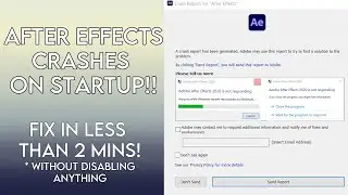 AFTER EFFECTS 2020 CRASHES ON STARTUP! [HOW TO FIX AE 2021]