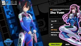 Zhu Yuan as D.Va (Overwatch) - Zenless Zone Zero