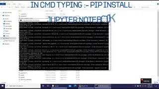 How To Install Jupyter Notebook in Windows10 | #jupyternotebook